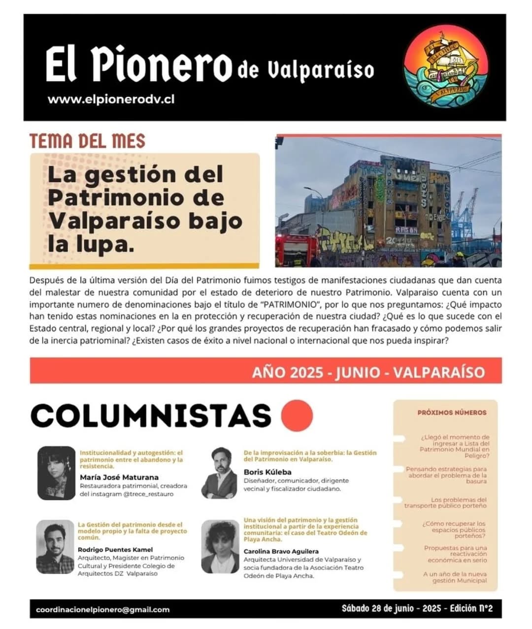 Portada La gestión del patrimonio de Valparaíso bajo la lupa